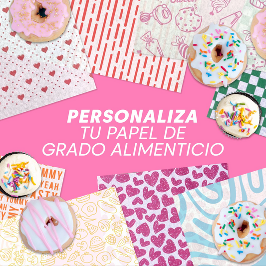Papel GRADO ALIMENTICIO Personalizado