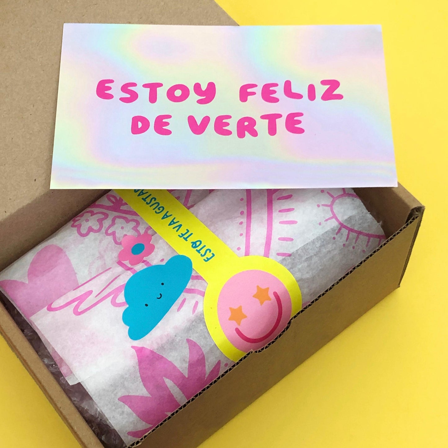 Tarjetas Estoy Feliz De Verte 100 Pz 15x9cm