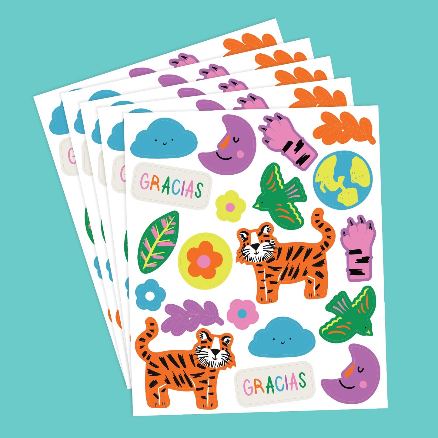 Stickers Planeta 100 Pz