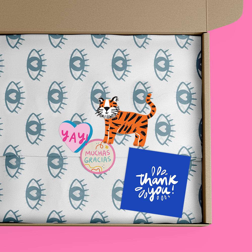 Papel China Ojo Gris 100 Pz 50x37.5cm