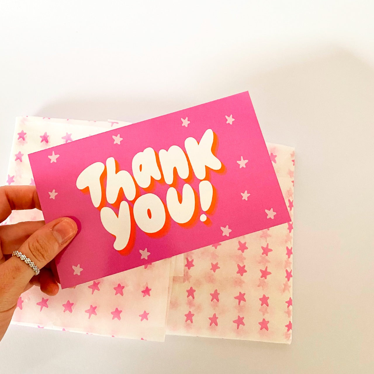 Tarjetas Pink 100 Pz 15x9cm