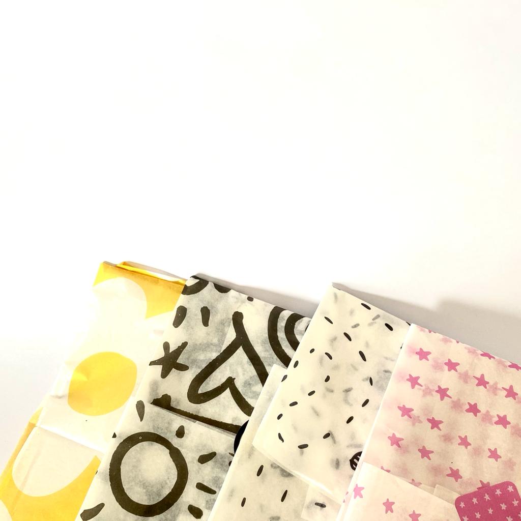 Papel China Flor Amarilla 100 Pz 50x37.5cm