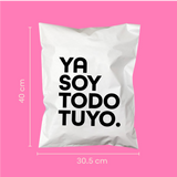 25pz Bolsas de Envío YA SOY TODO TUYO