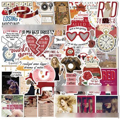 STICKERS 50pz Taylor Swift Waterproof  1