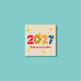 Tarjetas 2027 100 Pz 8x8cm