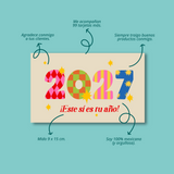 Tarjetas 2027 100 Pz 15x9cm