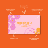 Tarjetas Mujer 100 Pz 15x9cm