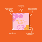 Tarjetas Mujer 100 Pz 8x8cm