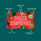 Tarjetas Feliz Navidad 100 Pz 15x9cm