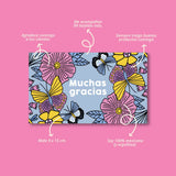 Tarjetas Muchas Gracias 100 Pz 15x9cm