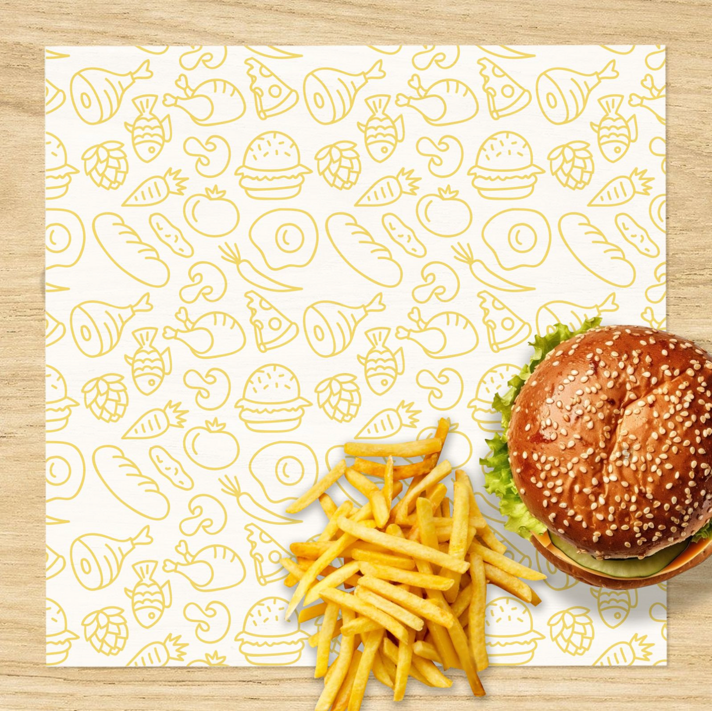 Papel GRADO ALIMENTICIO Personalizado