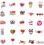 STICKERS 50pz  LOVE