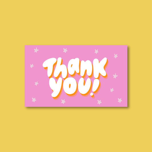 Tarjetas Pink 100 Pz 15x9cm