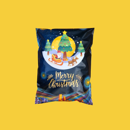 Bolsas de Envío Navidad 100 Pz 25.5*33+4cm