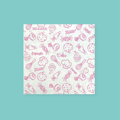 Papel Gado Alimenticio ROSA 50pz 30x30CM