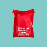 BOLSAS DE ENVIO Rojo QUERIDO REPARTIDOR 100pz  30.5x23cm Small