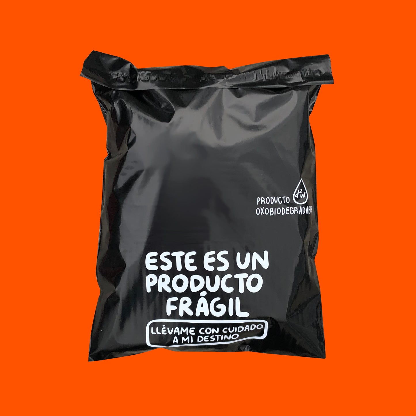 Bolsas de Envío Negro Querido Repartidor 100 Pz