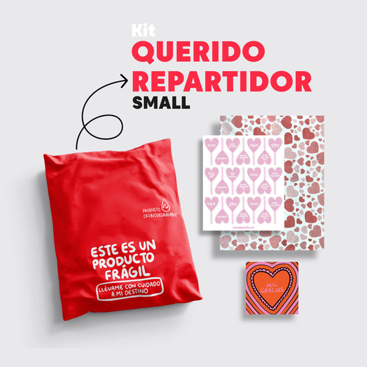 Kit Querido Repartidor Bolsa Pequeña