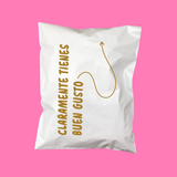 25pz Bolsas de Envío en Dorado CLARAMENTE TIENES BUEN GUSTO