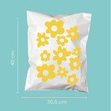 25pz Bolsas de Envío FLOR AMARILLA