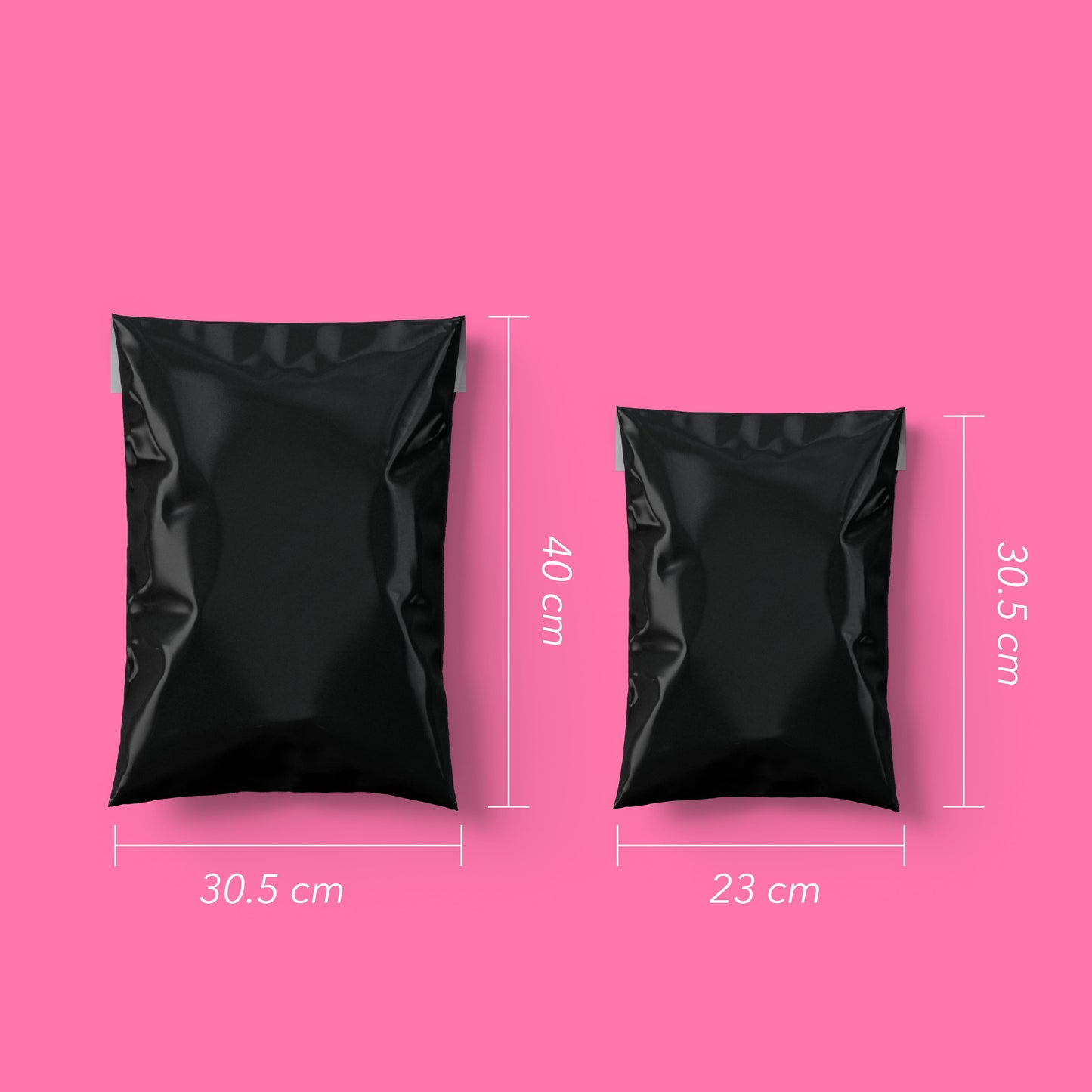 Bolsas de Envío Negras 100 Pz