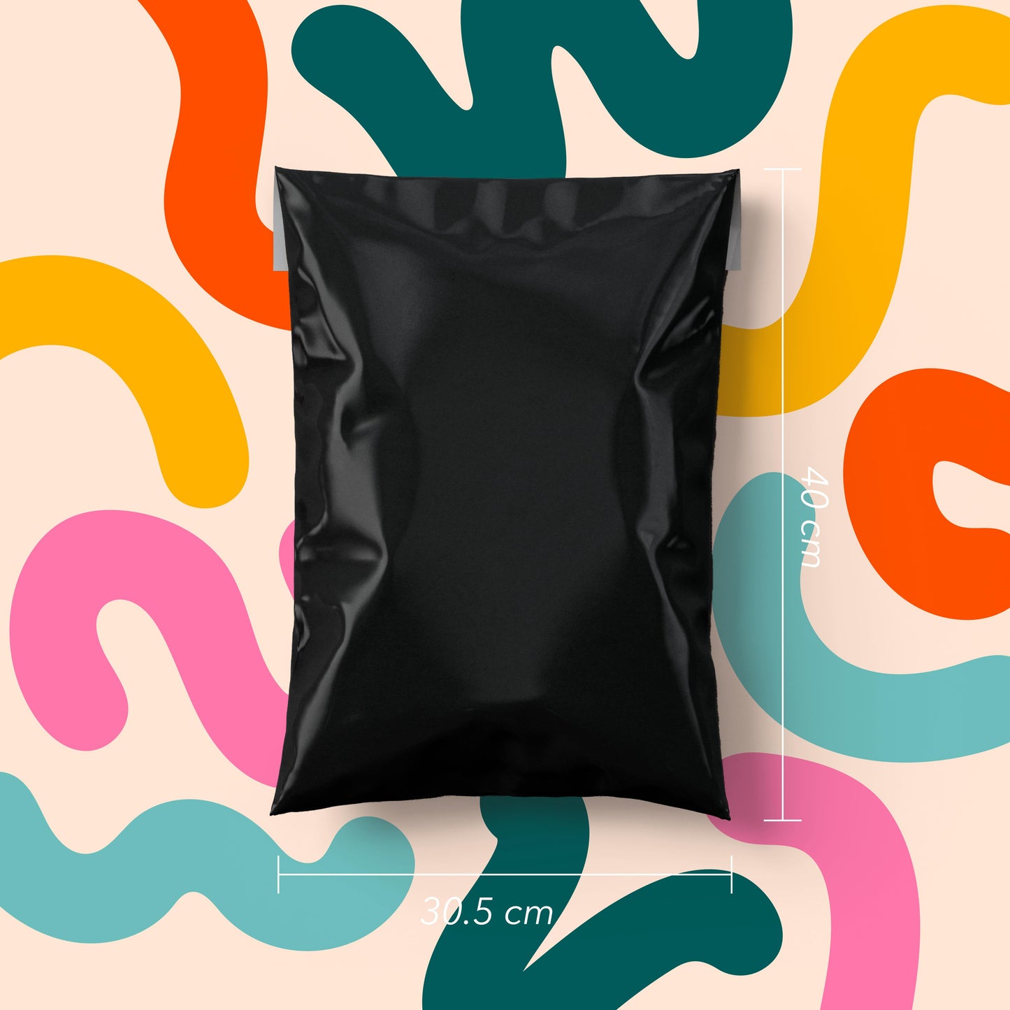 Bolsas de Envío Negras 100 Pz