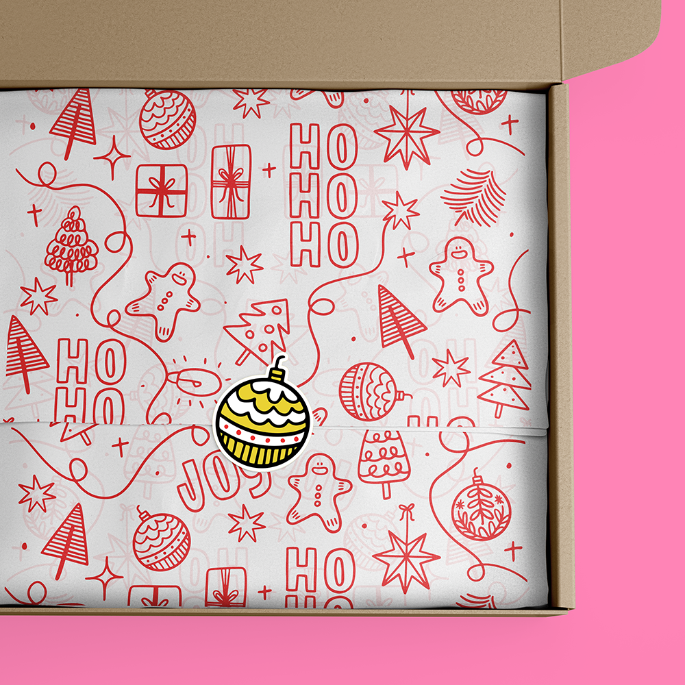 Papel China Navidad 100 Pz 50x35cm