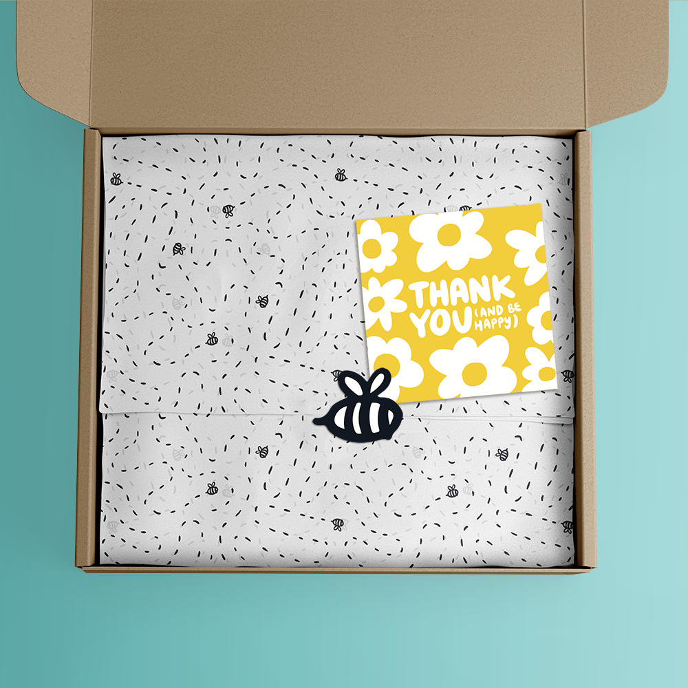 Papel China Abejas 100 Pz 50x37.5cm