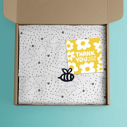 Papel China Abejas 100 Pz 50x37.5cm
