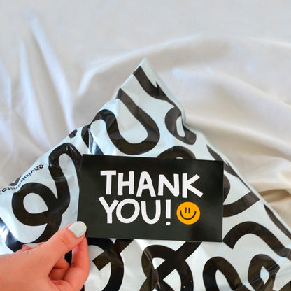 Tarjetas Thank You 100 Pz 15x9cm
