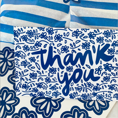 TARJETAS 100pz 15X9cm  LILIES