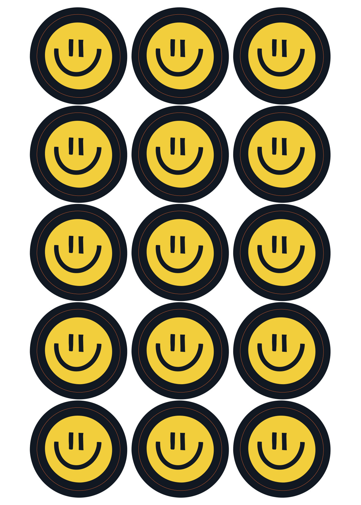 Stickers Carita Feliz 100 Pz